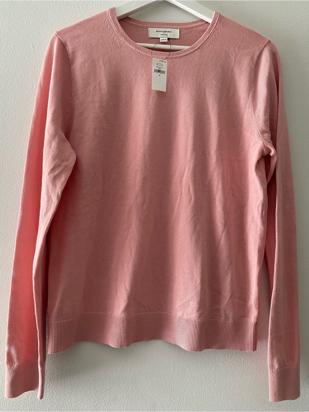 Banana Republic Light Pink Crewneck Sweater NWT